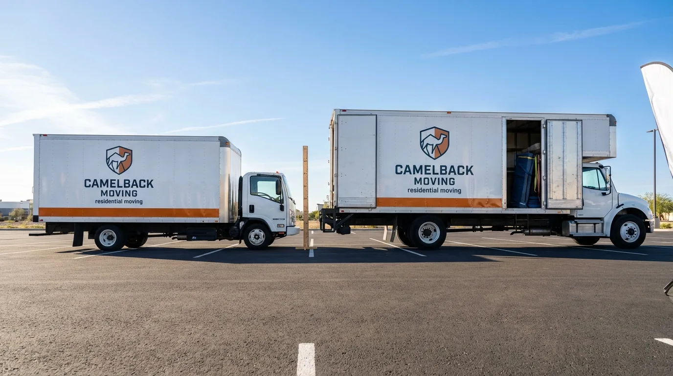 Moving truck size capacity guide in Knightdale